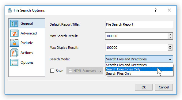 Search Directories Mode