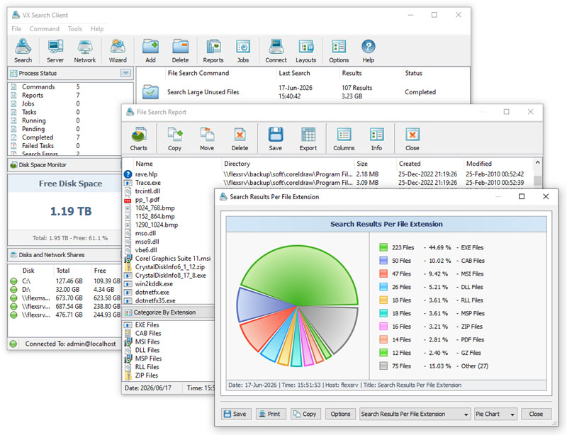 VX Search GUI Application
